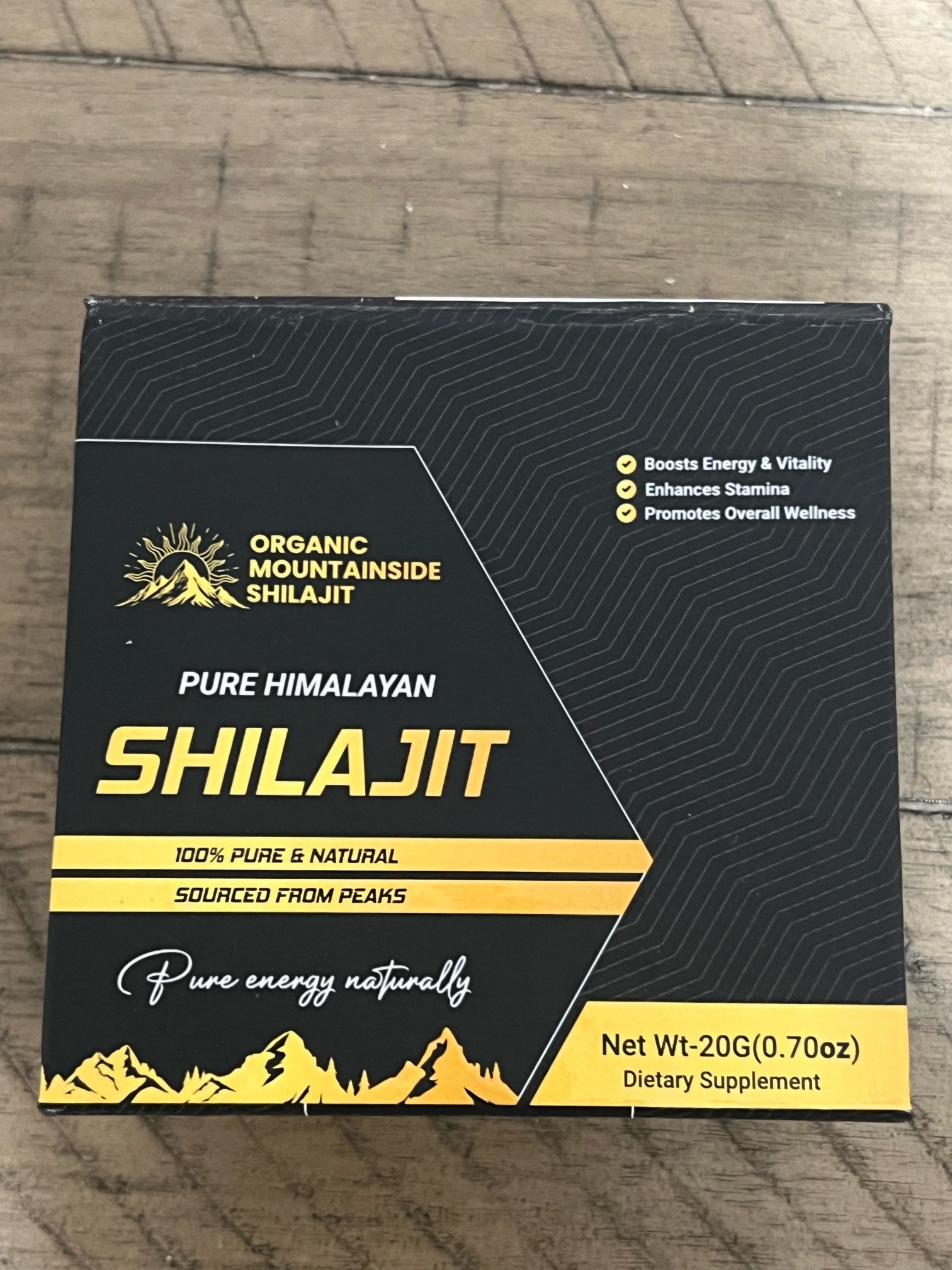 Organic Mountainside Shilajit Resin 20mg